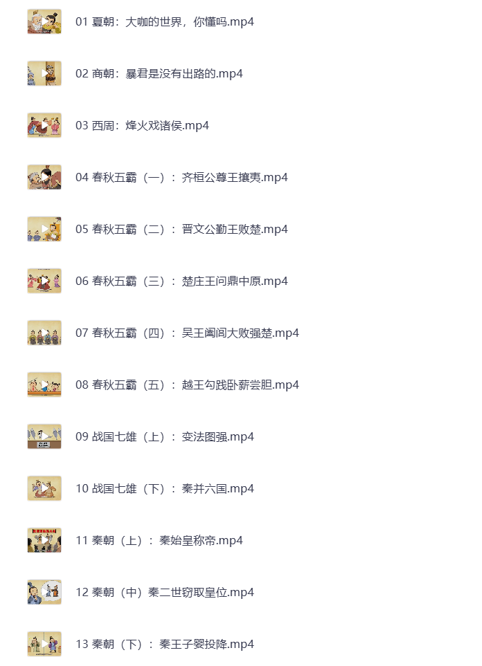 图片[2]-爆笑中国历史(夏商周-东汉)(三国-隋唐)(唐朝-五代十国)(宋朝-清朝)