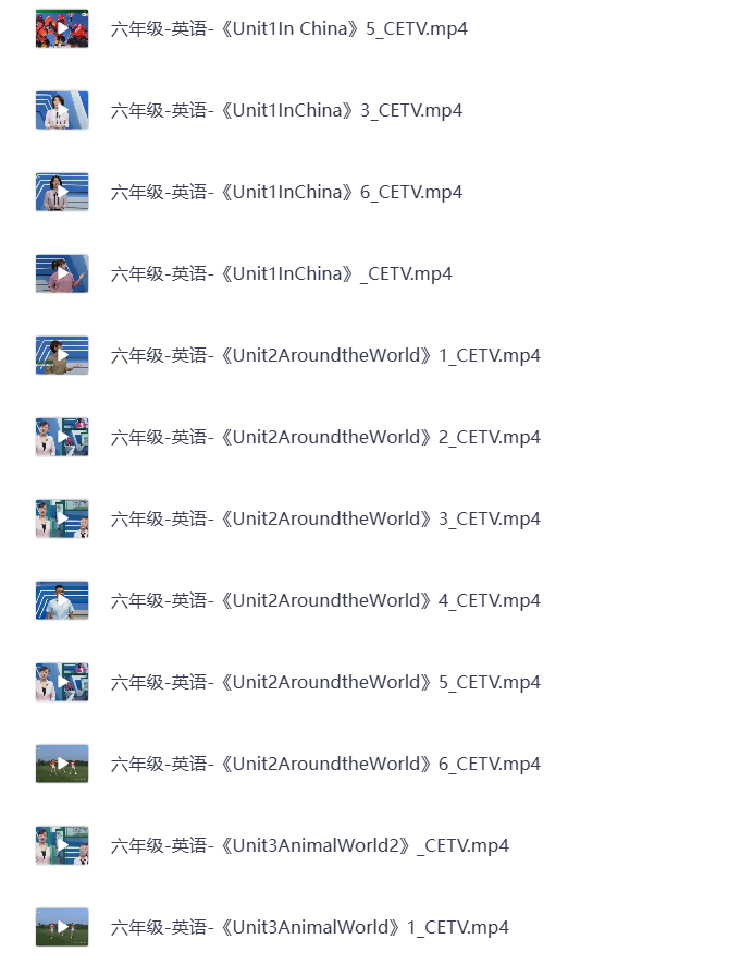 图片[7]-小学六年级上册 语文数学英语 同步视频课教程资源 打包下载