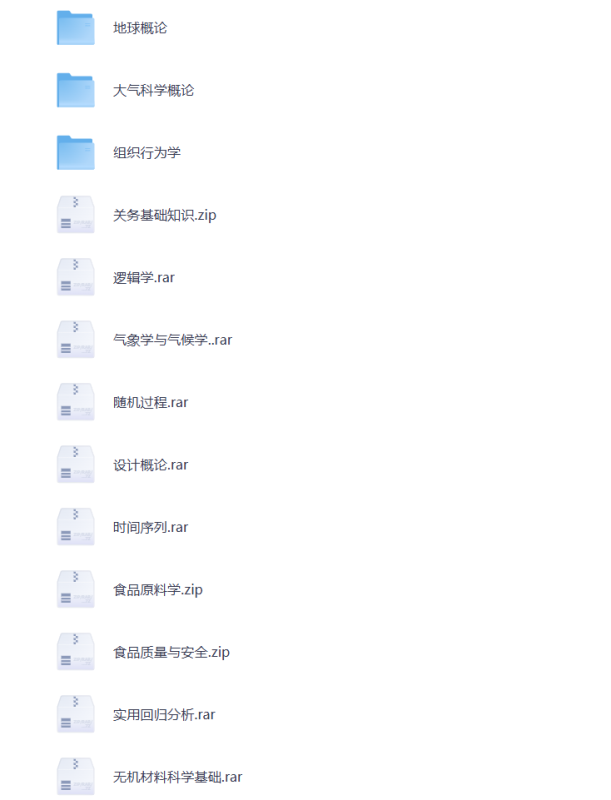大学期末复习 地球 大气科学 组织行为 逻辑学 运筹学 食品原料学 各学科资料 打包下载-悦享资源