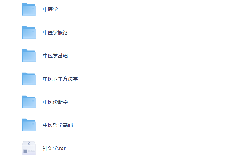 图片[2]-大学期末复习 中医学 各科目资料 打包下载