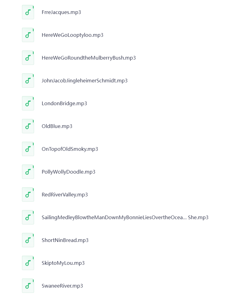 图片[2]-迪士尼英文儿歌MP3音频 打包下载