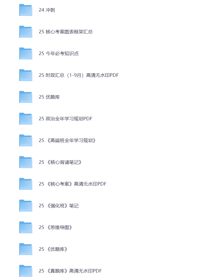 图片[2]-25考研资料汇总 政治 打包下载