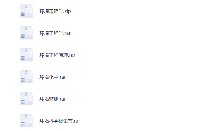 大学期末复习 环境学 学科资料 打包下载-悦享资源