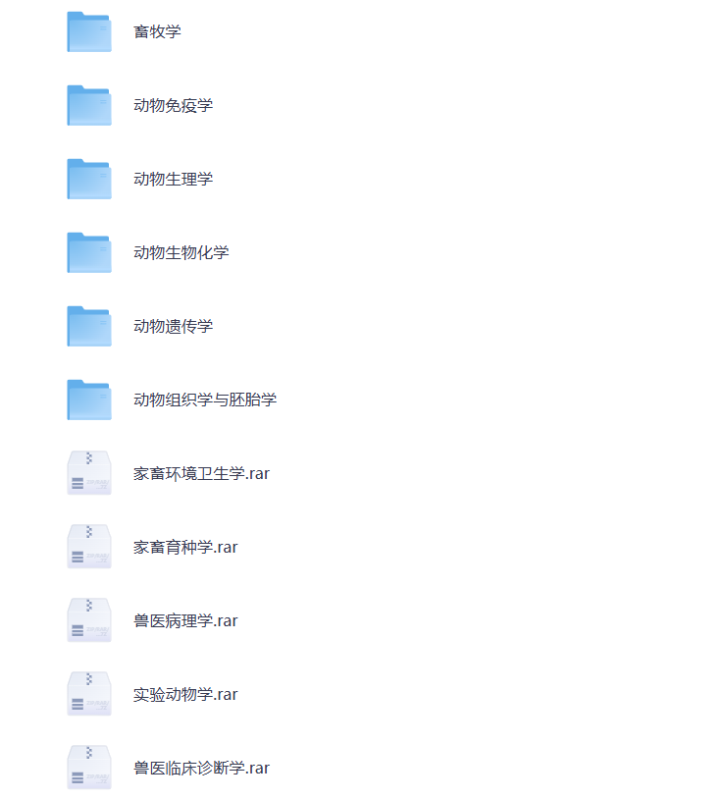 大学期末复习 畜牧学 各学科资料 打包下载-悦享资源