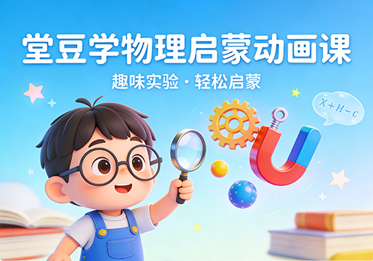 堂豆学物理启蒙动画课-悦享资源